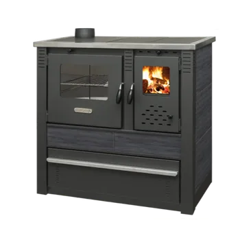 Krbová kamna Sporák na tuhá paliva PANONIA - L černý