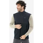 QUECHUA Pánská turistická hřejivá fleecová vesta MH 500 2XL ČERNÁ