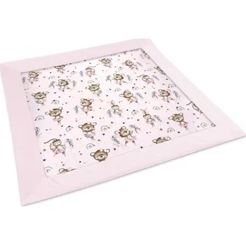 Zavinovačka Letní zavinovačka, podložka, 2v1, bavlna/VELVET, Little Balerina - růžová