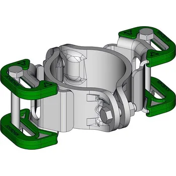 Zámek pro stájové brány JOURDAIN Surlock - dvojitý pro sloupek 102 mm