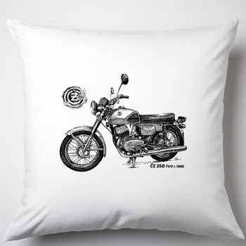 Polštář Polštář - ČZ 350/472 r. 1980 Typ povlaku: Plyš