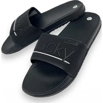 Dámská obuv Camo Dámské černé pantofle 02 Barva: Černá, Velikost: 42