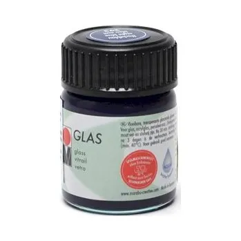 Speciální výtvarná barva Barva na sklo Marabu, 15 ml, noční modrá 293
