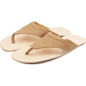 Dámské pantofle Vlnka Dámské barefoot kožené nazouváky Elen světle hnědá velikost obuv dospělí 38