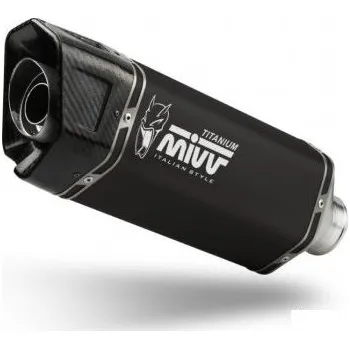 Výfuk pro motocykl Výfuk kompletní 3x1 MIVV SR-1 T.026.LR1TB Black titanium