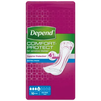 Inkontinenční vložka Kimberly Clark Depend Pads Extra 10 ks