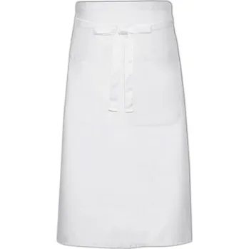 Pracovní zástěra Link Kitchen Wear Kuchařská zástěra s kapsou X970T White 100 x 70 cm