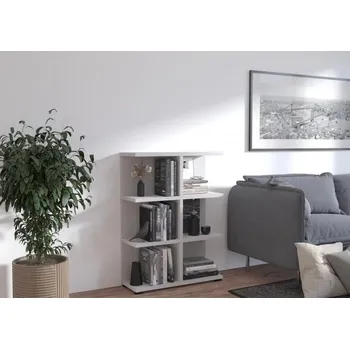 Knihovna Nábytek PEGAS s.r.o. Regál MAREK 06, Světle šedá