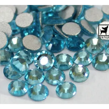 Přípravek na nehty Kamínky na nehty Aquamarine ss12 100ks