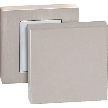 Dveřní kování Dveřní koule MP - HR ( NP/OC - Nikl perla / chrom lesklý), madlo pevné pravé, Bez spodní rozety, MP NP/OC (nikl perla/chrom lesklý)