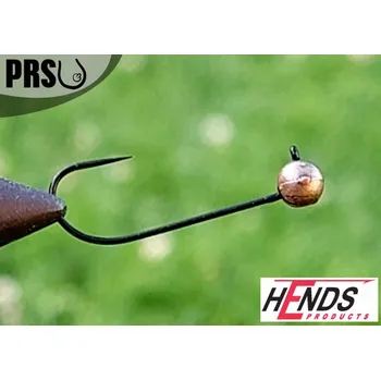 Rybářský háček Tungstenová hlavička bez protihrotu Hends velikost 8 barva Olive - 0,6g