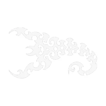 Polep vozidla SAMOLEPKA Štír 015 levá (09 - bílá) NA AUTO, NÁLEPKA, FÓLIE, POLEP, TUNING, VLASTNÍ TEXT, TISK, AUTOSAMOLEPKY.cz, POLEPY, OBRÁZEK, LOGO, SAMOLEPKY