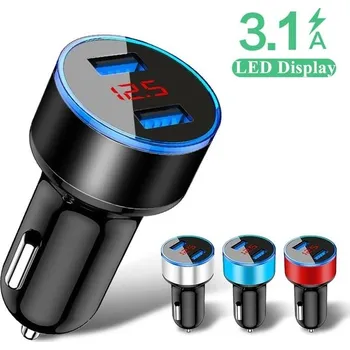 voltmetr do auta USB dobíječka s voltmetrem