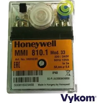 Příslušenství ke kotli Řídící a zapalovací automatika Honeywell Satronic (Resideo) MMI 810.1 mod.33