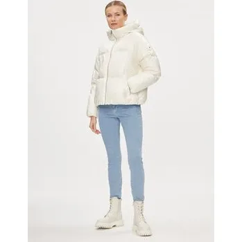 Dámská bunda Tommy Hilfiger Vatovaná bunda New York Gloss WW0WW40836 Écru Relaxed Fit XXL
