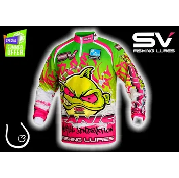 Rybářské oblečení SV Fishing Lures PANIC rybářský závodní dres - S