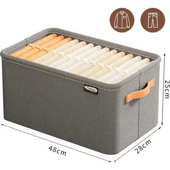 Úložný box Úložný box pro organizaci šatníku - 1 mřížka-šedá L