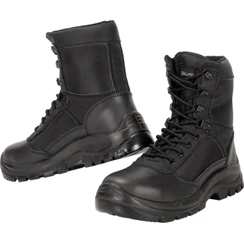 Moto obuv Šněrovací kotníkové boty Fastway na motorku (Boty na motorku černá šněrovací)