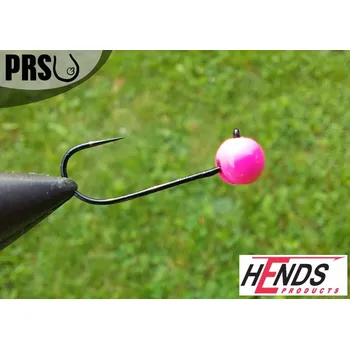Rybářský háček Tungstenová hlavička bez protihrotu Hends velikost 10 barva Pink - 0,6g