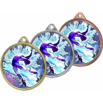 Poháry Bauer Kovová medaile MDLS001M13 | Bruslení