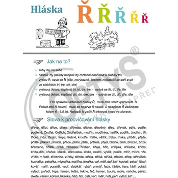 omalovánky Logoped. cvičebnice hláska Ř, dvojlist A4