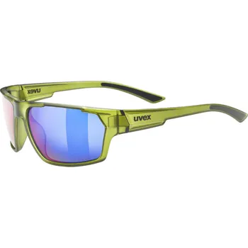 cyklistické brýle Brýle na kolo UVEX Sportstyle 233 P green mat