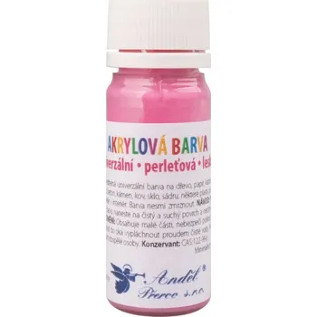 Speciální výtvarná barva Akrylová barva 15 g - 2. Růžová