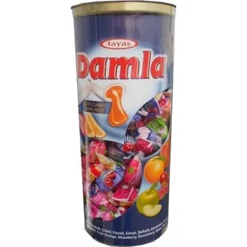Bonbon TAYAS Bonbóny Damla mix tuba (vysoká) 500g