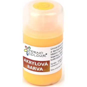 Speciální výtvarná barva Hobby lak Terno, č. 05, 20 g, žlutý