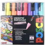 Posca 5M, sada akrylových popisovačů, pastelové barvy, 8 ks