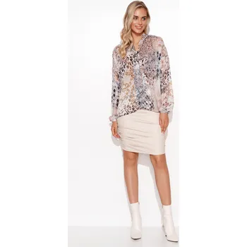 Dámská halenka Makadamia M586 Makadamia černá | hnědá 2017322