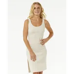 šaty Rip Curl SEA OF DREAMS RIB MIDI DRESS Natural velikost XL