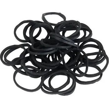 Čištění pro koně Gumičky do hřívy černé 500ks/bal