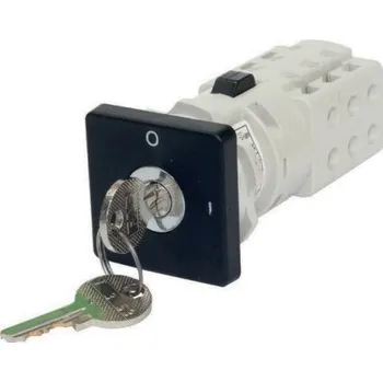 vypínač Vestavný vačkový spínač s rychloupínáním, ovládaný klíčem 16A, 0-1, 3P