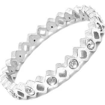 Prsten Steel Jewelry Prsten DÁMSKÝ Chirurgická ocel RI240156 Velikost: 9 (EU: 59 - 61) dárkové balení zdarma