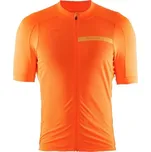 Dres na kolo CRAFT Verve Jersey pánský oranžová Velikost: XXL