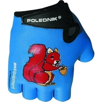 Cyklistické rukavice Cyklistické rukavice POLEDNIK Baby new dětské modrá Velikost: 4
