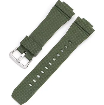 Řemínek na hodinky Silikonový řemínek Ricardo 16mm (pro Casio G-Shock GA-2100/GA-2110, DW-5600, GW-6900), zelený