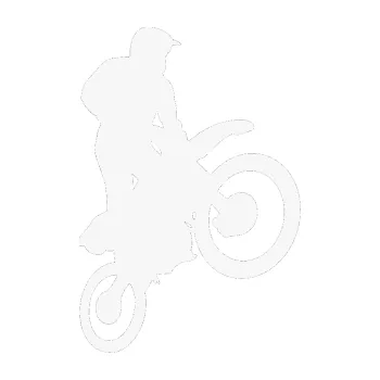 Samolepící dekorace SAMOLEPKA Motorka 035 pravá motokros (09 - bílá) NA AUTO, NÁLEPKA, FÓLIE, POLEP, TUNING, VLASTNÍ TEXT, TISK, AUTOSAMOLEPKY.cz, POLEPY, OBRÁZEK, LOGO, SAMOLEPKY