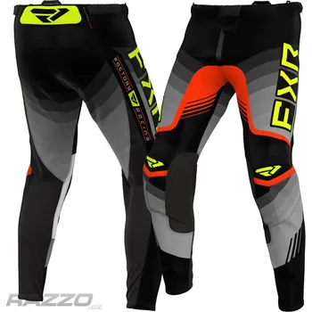 Moto oblečení MX kalhoty FXR Clutch Pro MX Pant Grey Nuke HiVis 2024 38