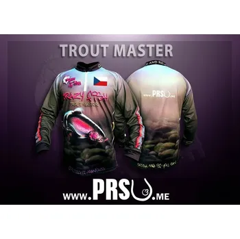 Crazy Fish Trout Master PRSO.me rybářský přívlačový dres - XXL
