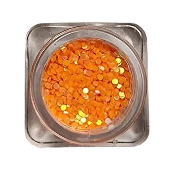 Zdobení na nehty - Pihy neon orange