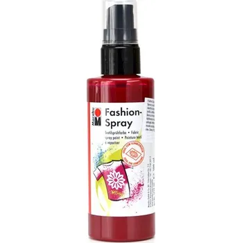 Speciální výtvarná barva Fashion spray, barva na textil č.034, bordo, 100 ml