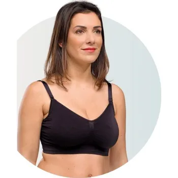 Těhotenská podprsenka CARRIWELL Original mateřská a kojící podprsenka - ČERNÁ 2024 Velikost: M