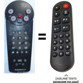 Dálkový ovladač Philips 21PT1542/58P Náhradní dálkový ovladač