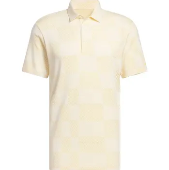 Adidas Textured pánské polo, ivory pánské, S
