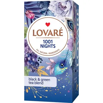 Čaj LOVARÉ - 24 sáčků 1001 NIGHTS, black & green tea blend