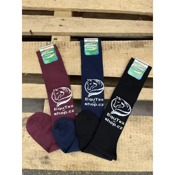 Miketa Jezdecké podkolenky Equtex Barva: tmavě modrá, Velikost: 27-28