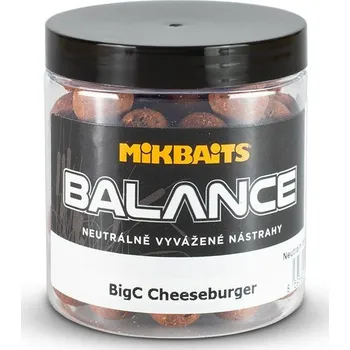 Boilies MIKBAITS Vyvážené boilies Big c Cheeseburger 250ml/20mm