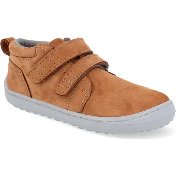 Barefoot dětské kotníkové boty Be Lenka - Play Cognac hnědé Velikost: 27